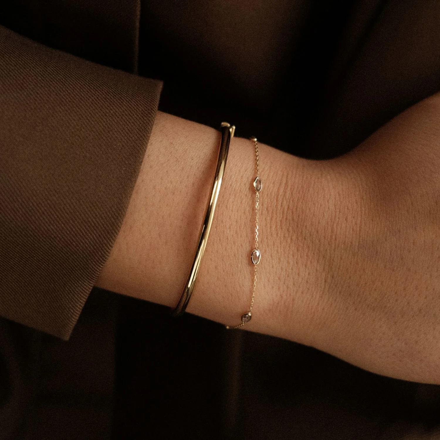 Oro Bangle Slim 9k - Image 2