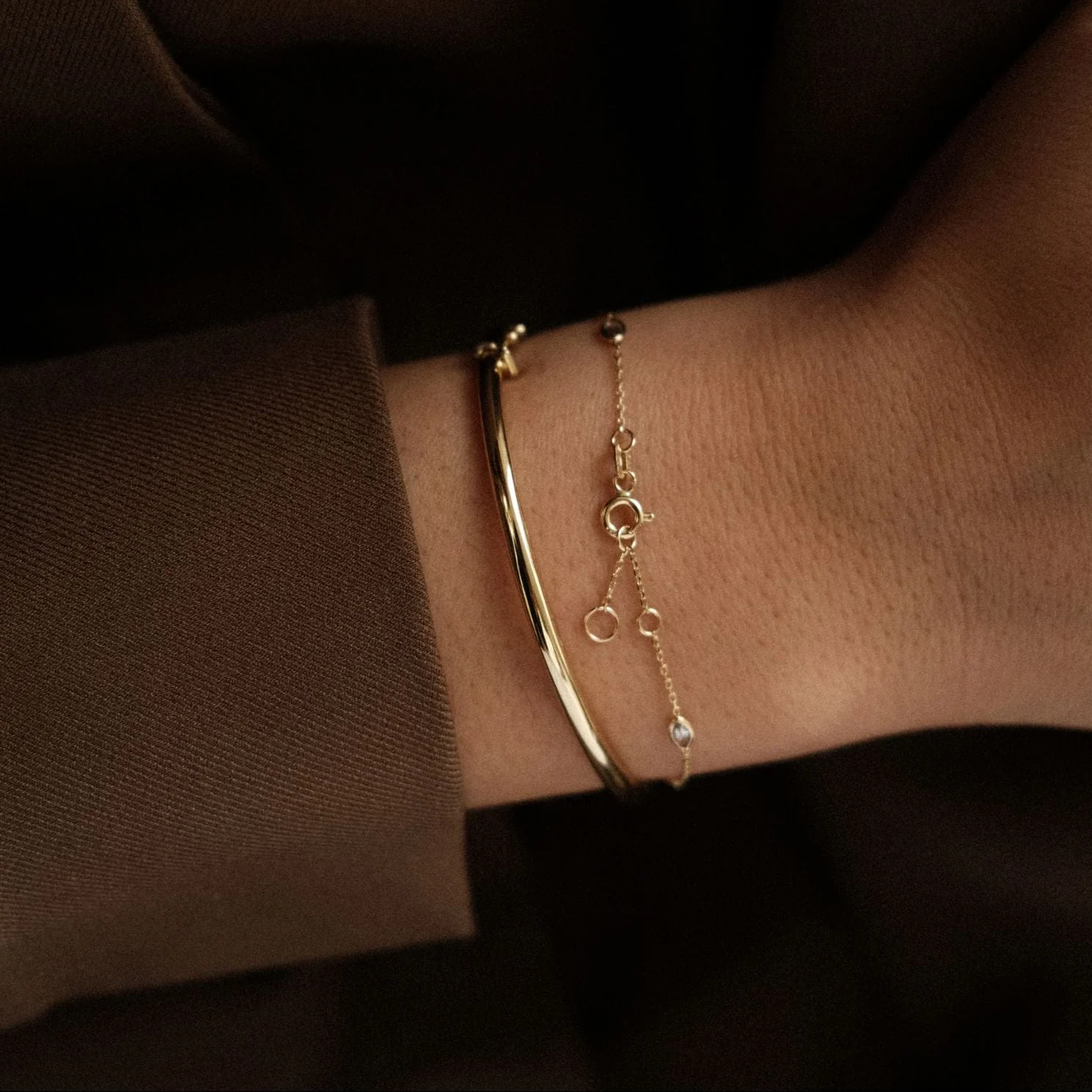 Oro Bangle Slim 9k - Image 5