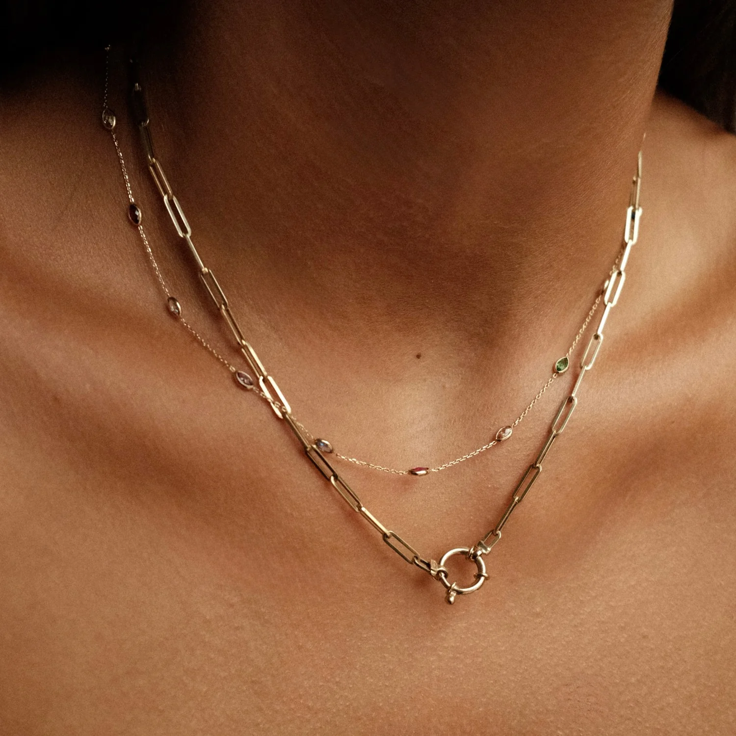 Paperclip Necklace with Springlock - Image 4